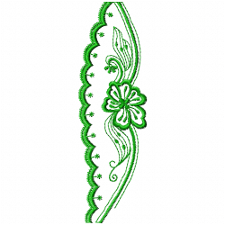 Flowers And Tree Embroidery Design 10